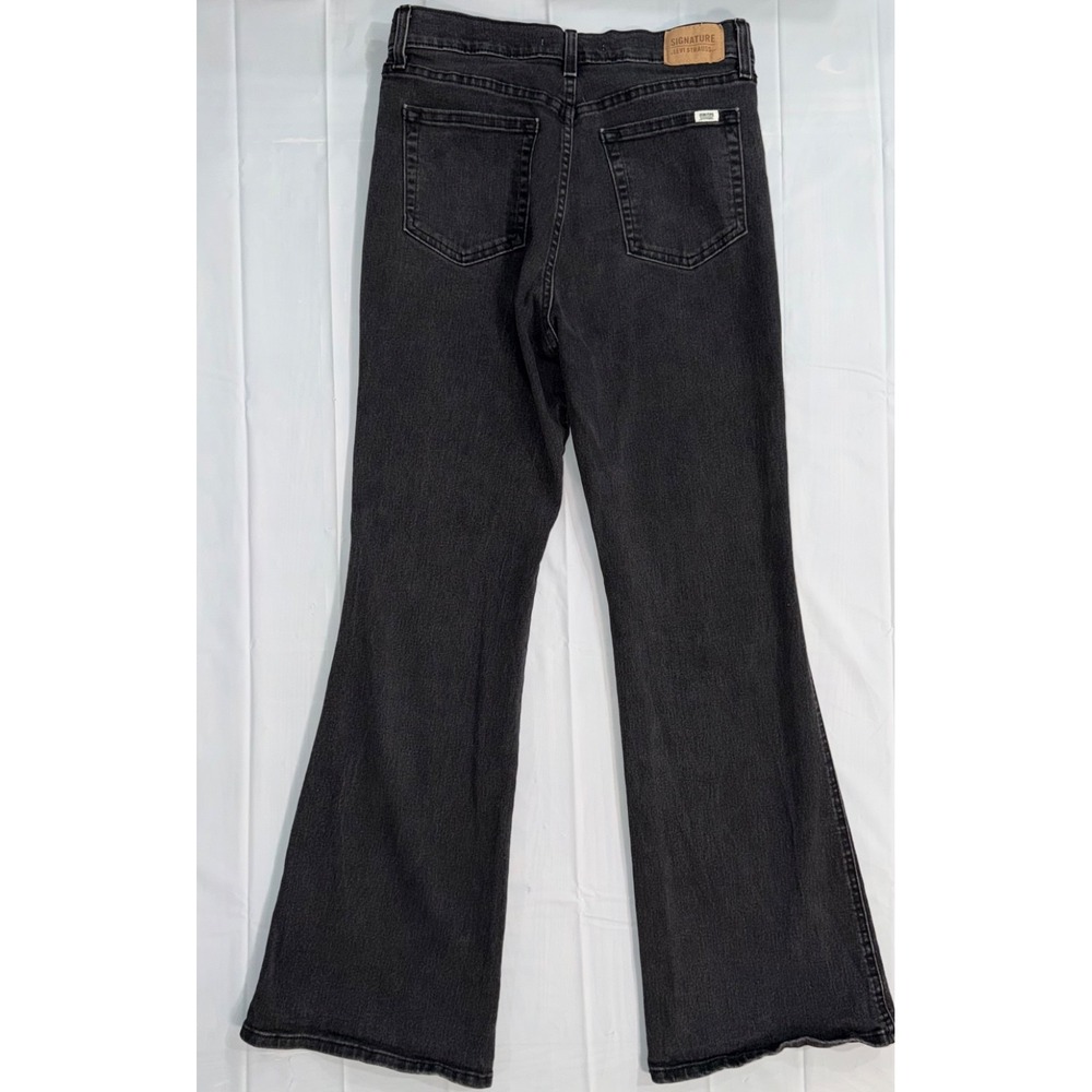 Levi Heritage High Rise Flare womens size 4 W27 black - Picture 7 of 10